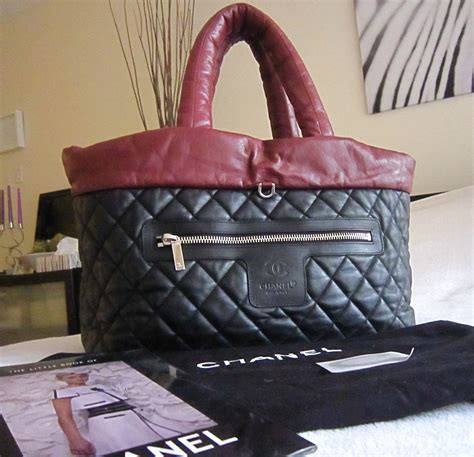 chanel two-tone burgundy black lambskin bag|Chanel lambskin leather bag.